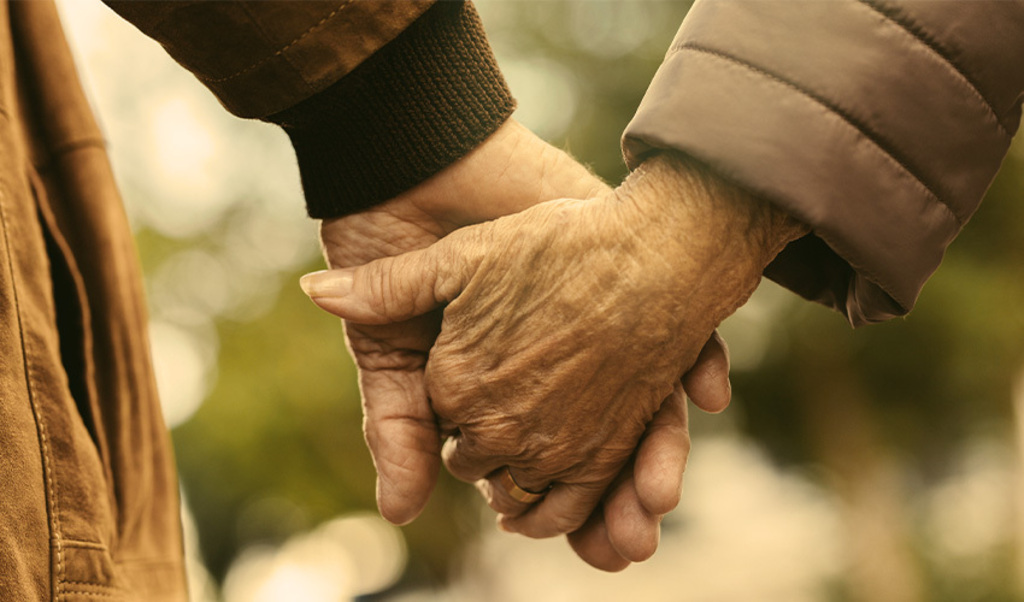 Holding hands